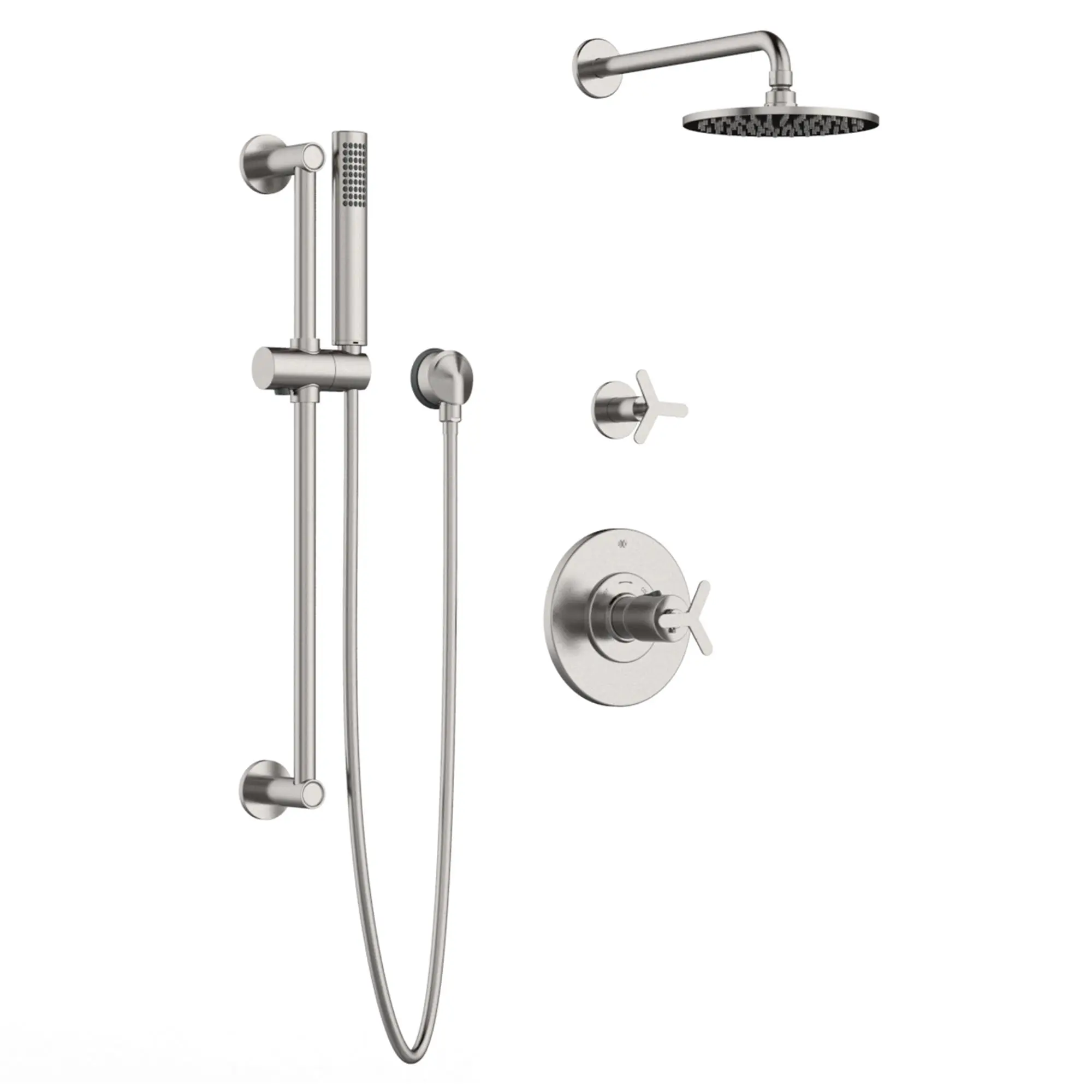 Slim Round Single Function 8 in. Showerhead