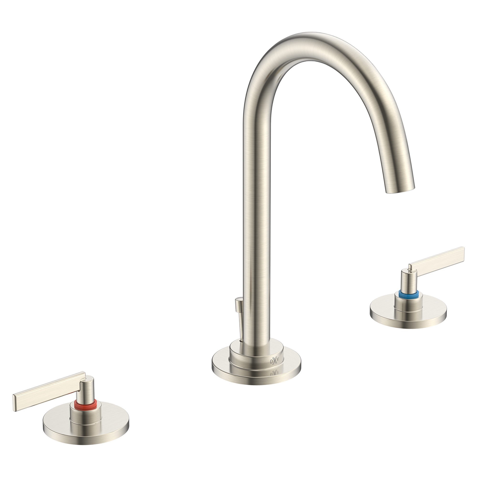 Percy® 2-Handle Widespread Bathroom Faucet with Indicator Markings and Lever Handles