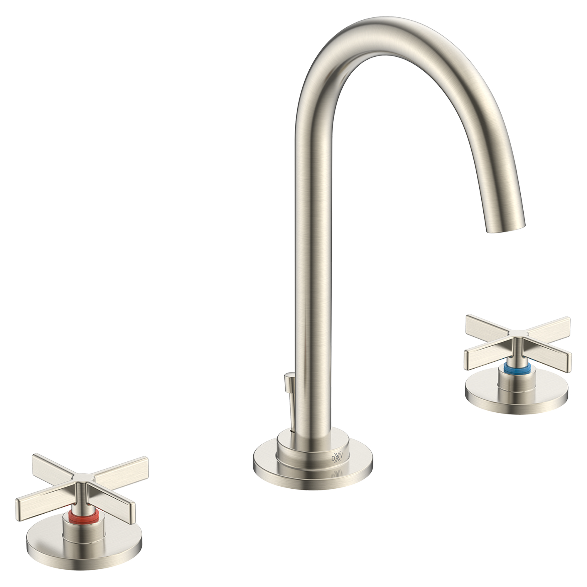 Percy® 2-Handle Widespread Bathroom Faucet with Indicator Markings and Cross Handles