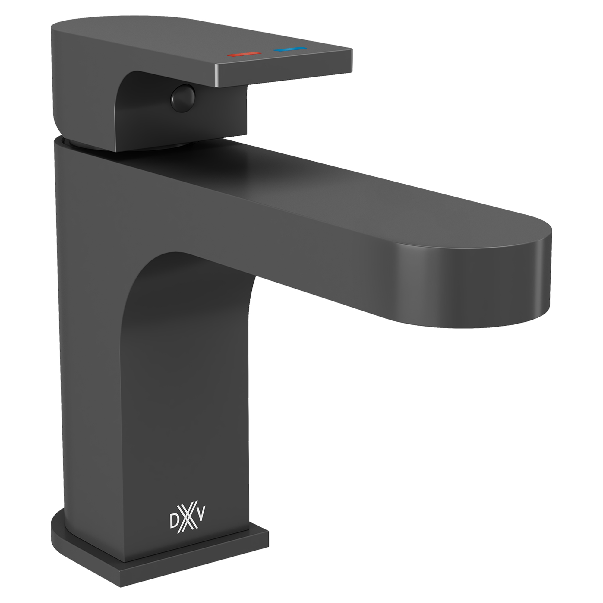 Equility Single Handle Bathroom Faucet with Indicator Markings and Lever Handle