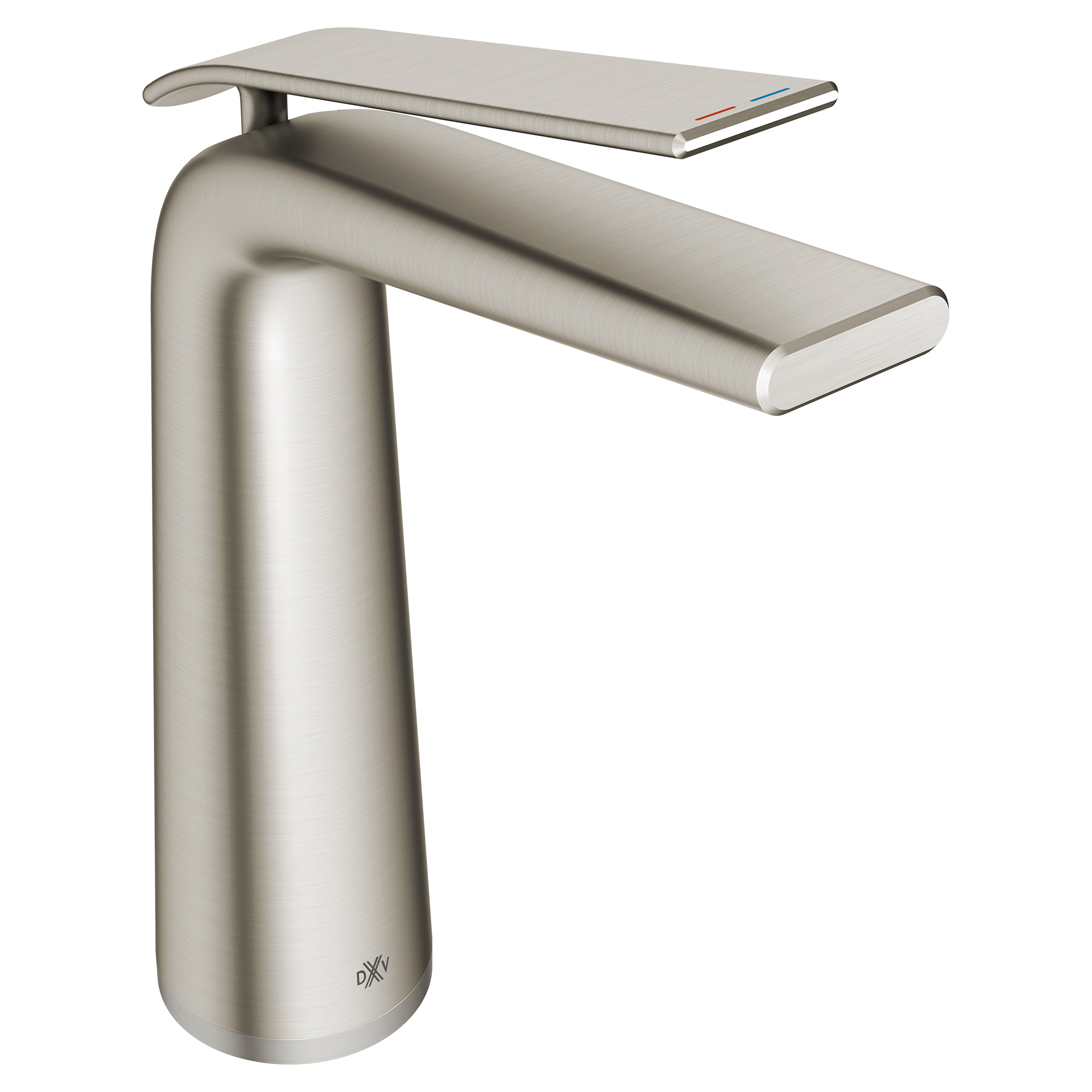 DXV Modulus Single Handle Vessel Bathroom Faucet with Indicator Markings and Lever Handle