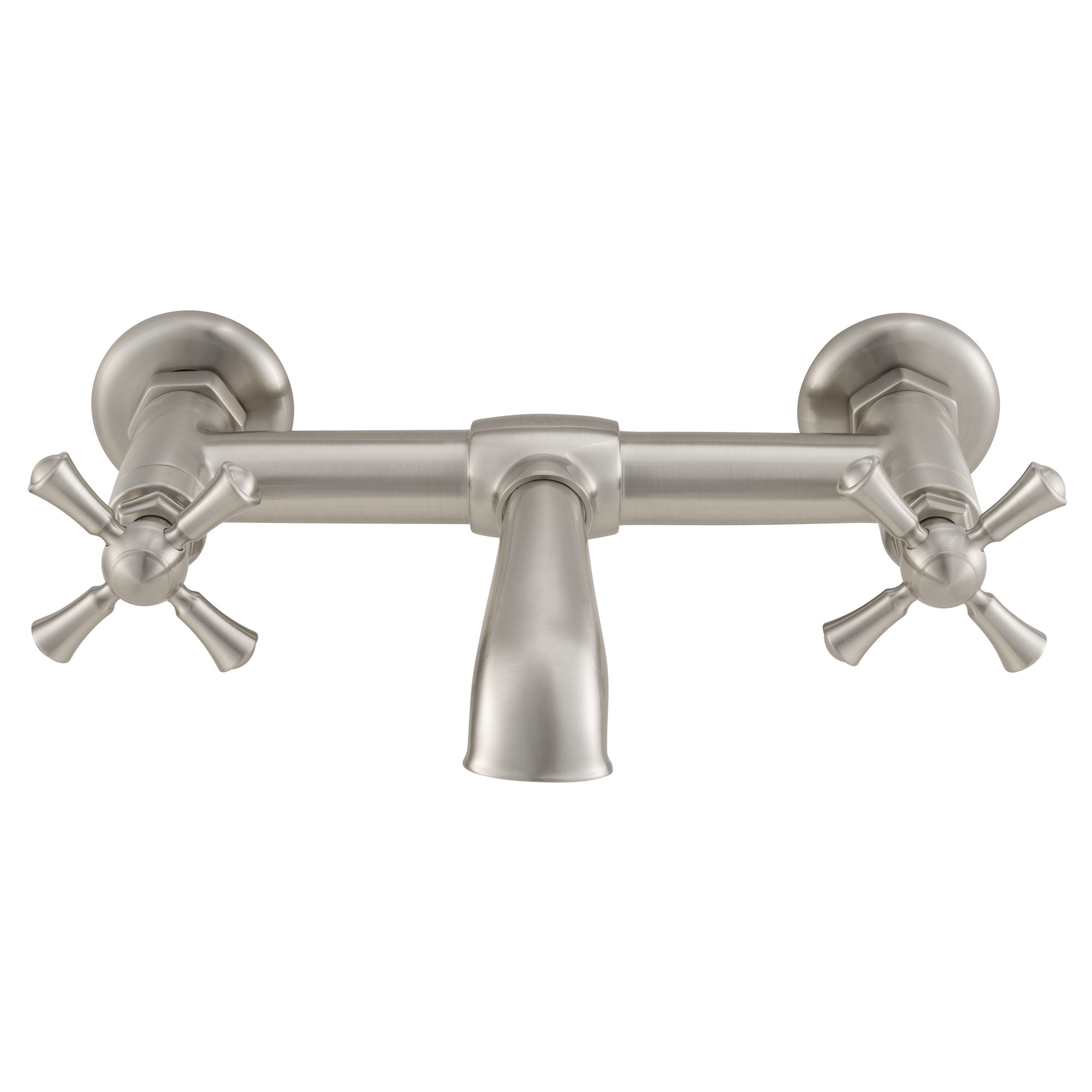 Oak Hill® 2-Handle Wall Mount Bathroom Faucet with Cross Handles