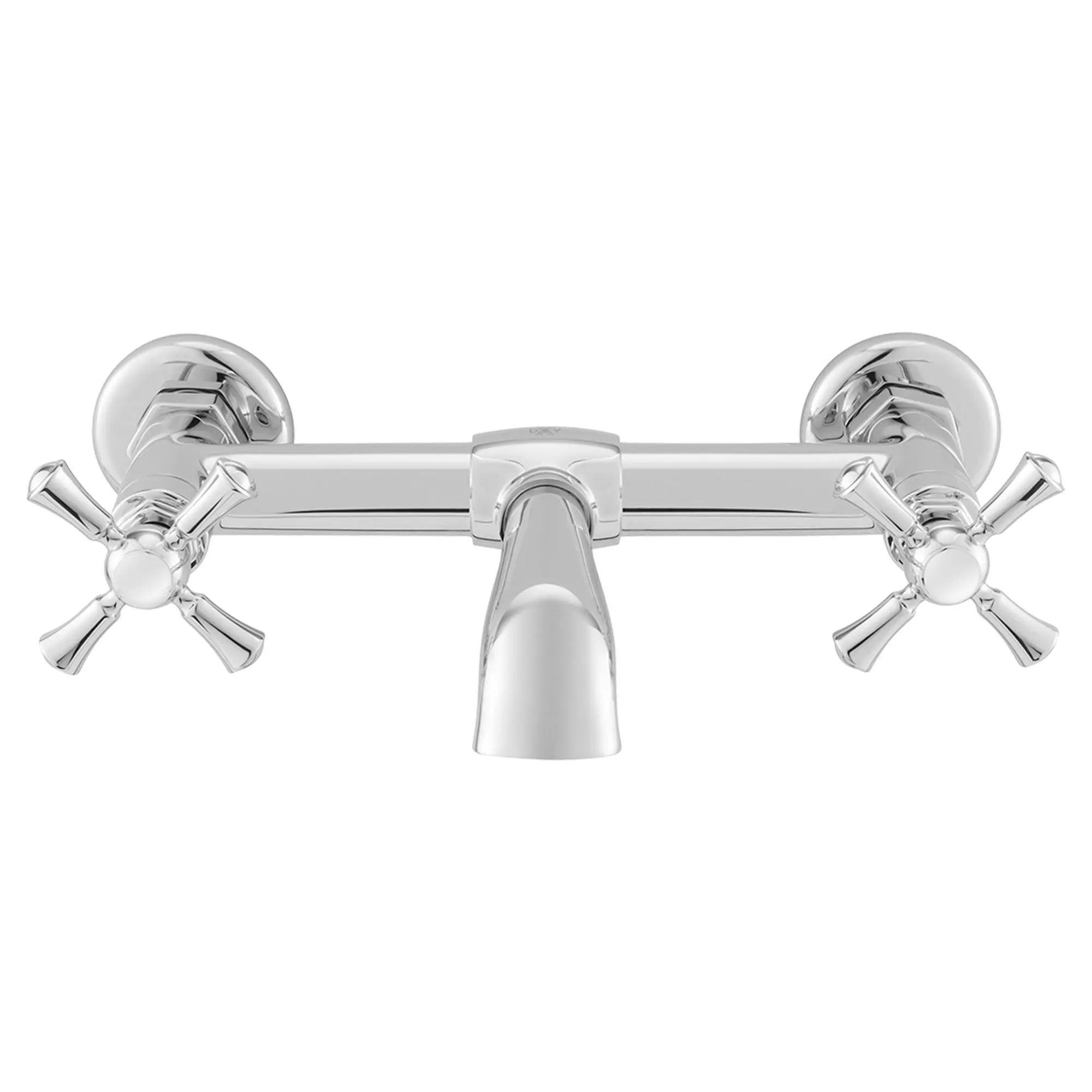 Oak Hill® 2-Handle Wall Mount Bathroom Faucet with Cross Handles