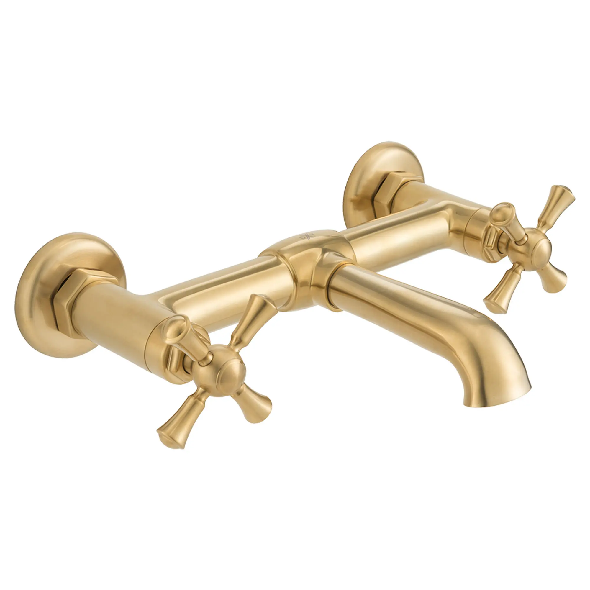 Oak Hill® 2-Handle Wall Mount Bathroom Faucet with Cross Handles