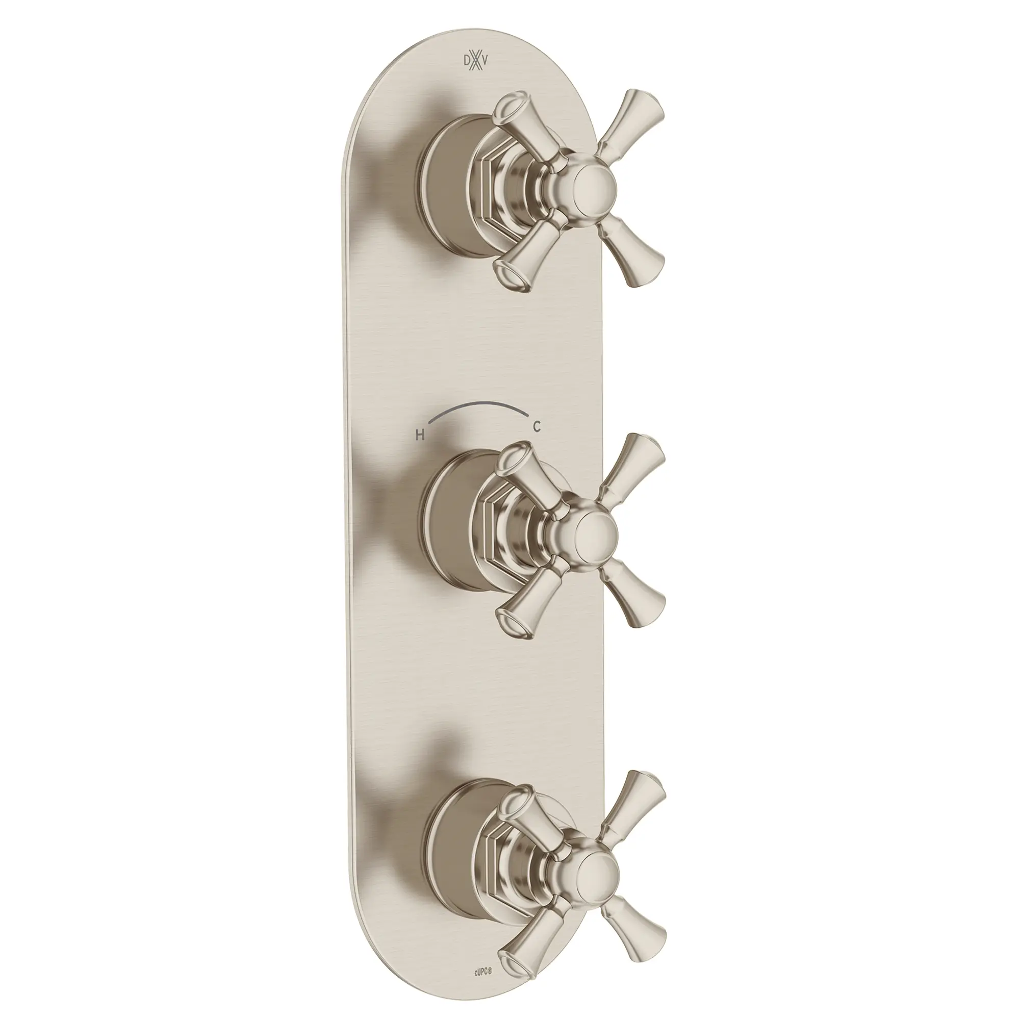 Oak Hill® 3-Handle Thermostatic Valve Trim Only with Cross Handles