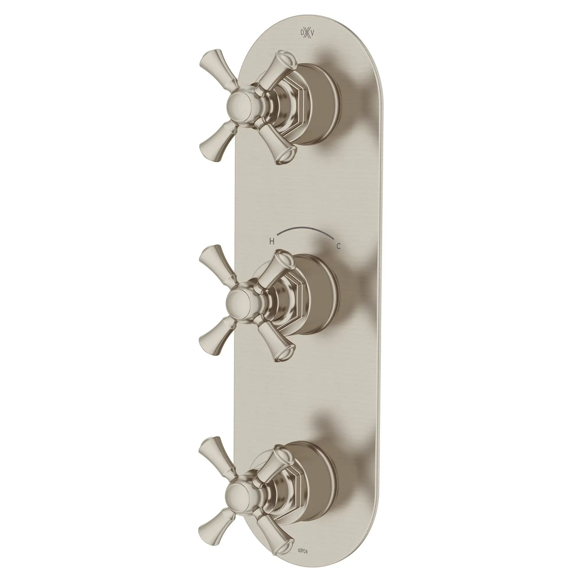 Oak Hill® 3-Handle Thermostatic Valve Trim Only with Cross Handles