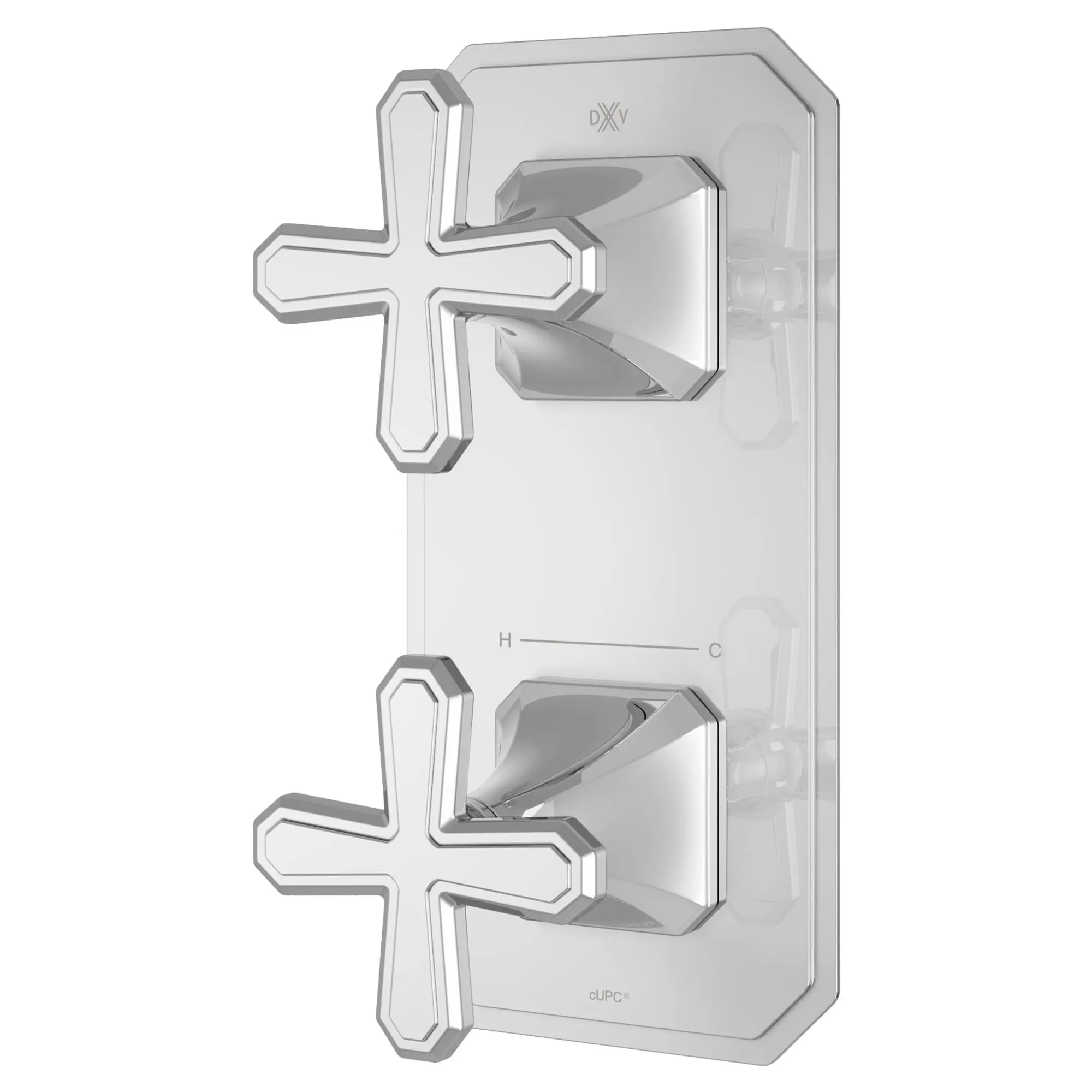 Belshire® 2-Handle Thermostatic Valve Trim Only with Cross Handles