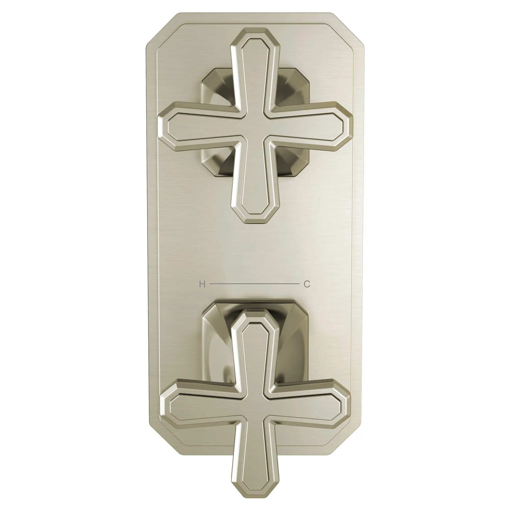 Belshire® 2-Handle Thermostatic Valve Trim Only with Cross Handles