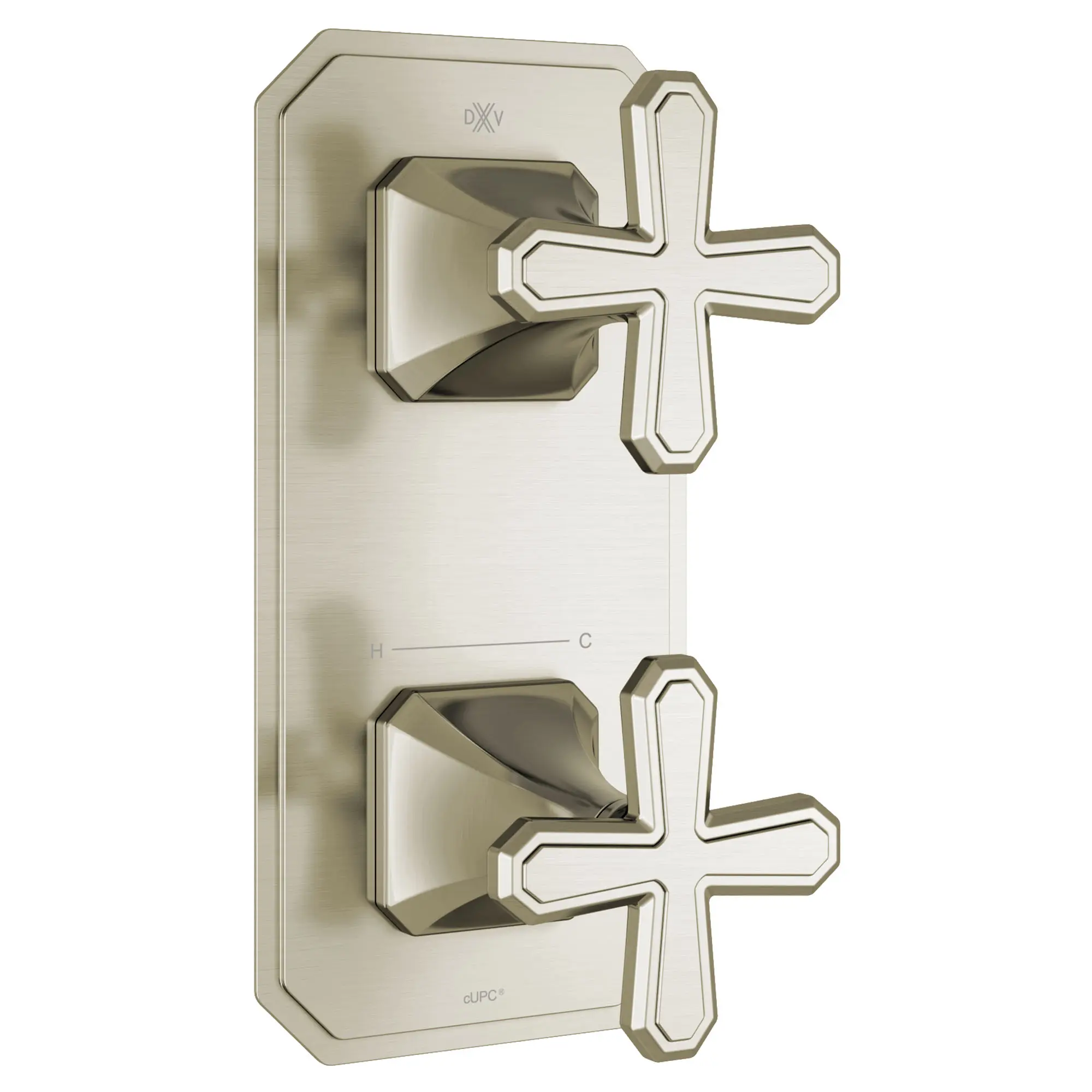 Belshire® 2-Handle Thermostatic Valve Trim Only with Cross Handles