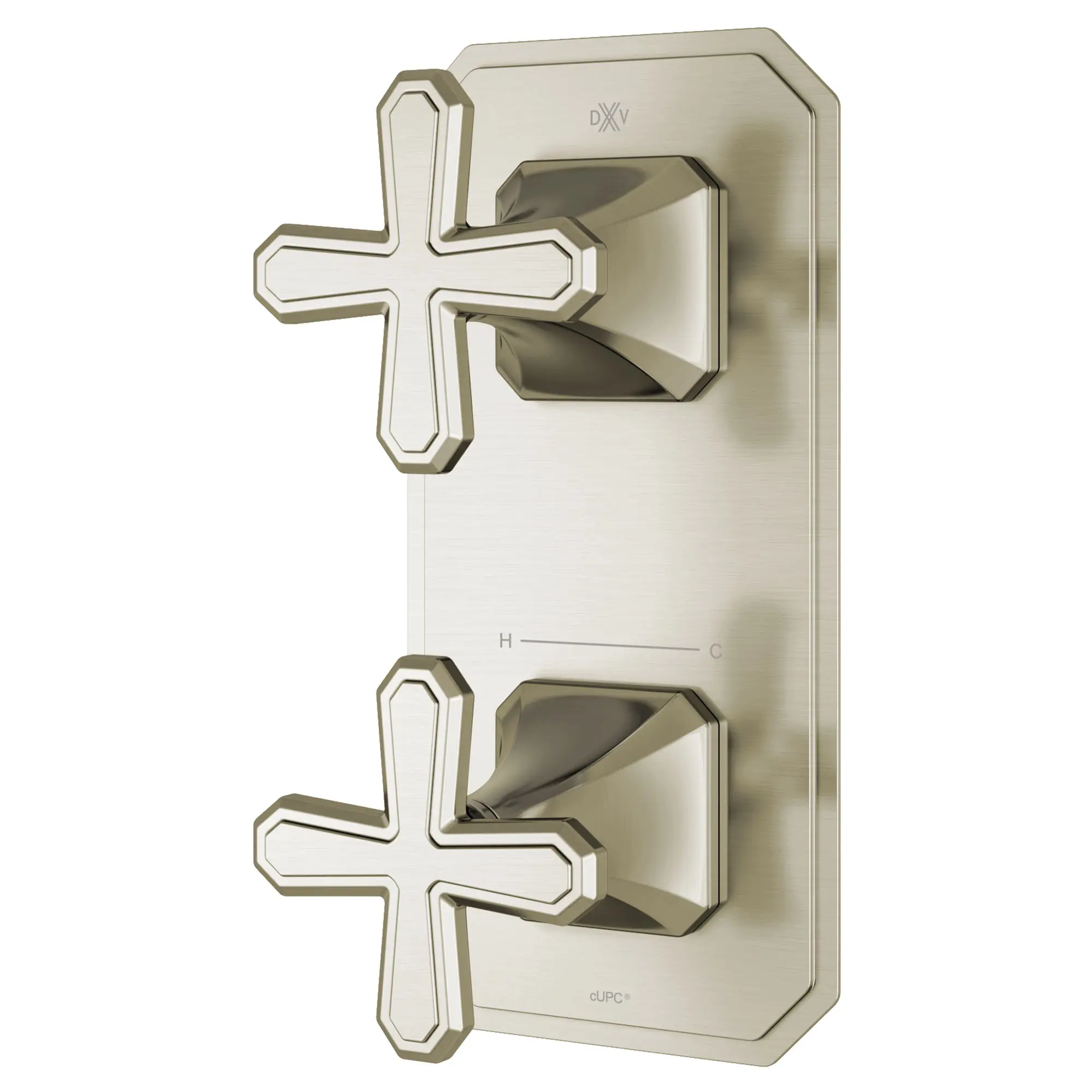 Belshire® 2-Handle Thermostatic Valve Trim Only with Cross Handles