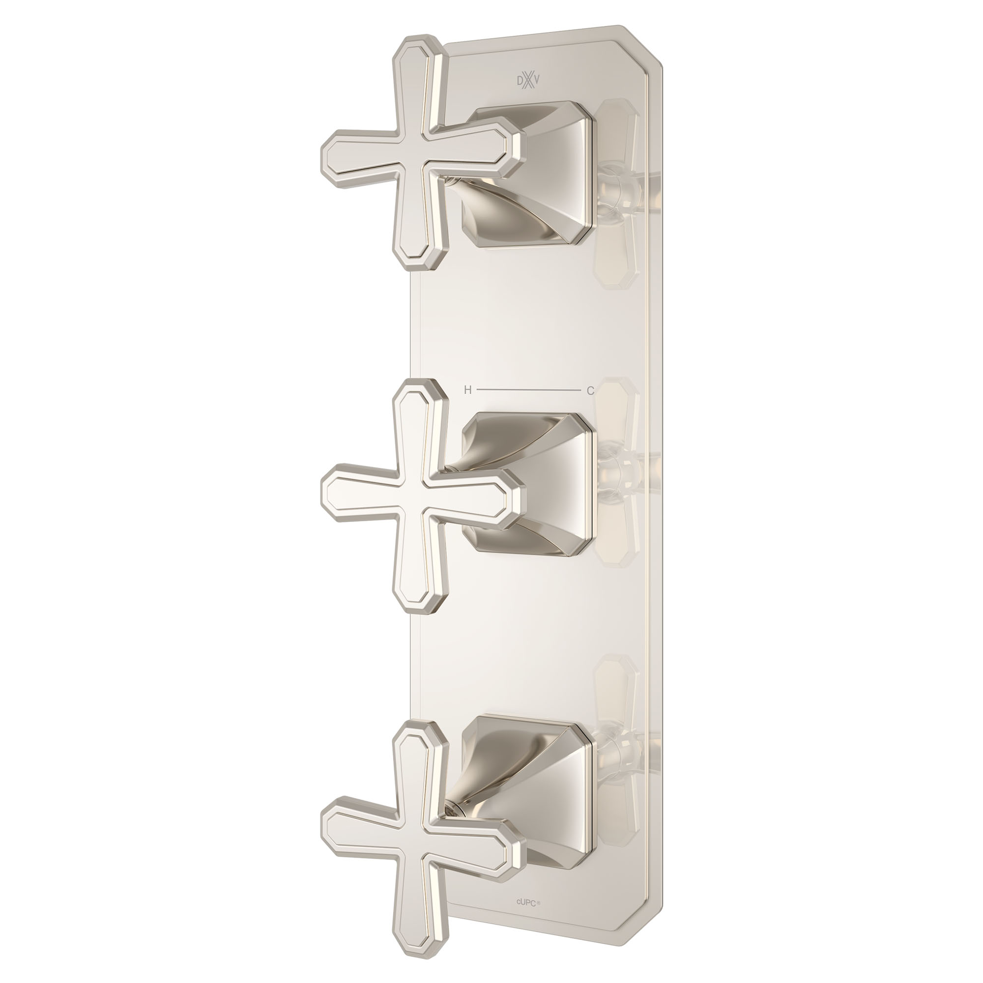 Belshire® 3-Handle Thermostatic Valve Trim Only with Cross Handles