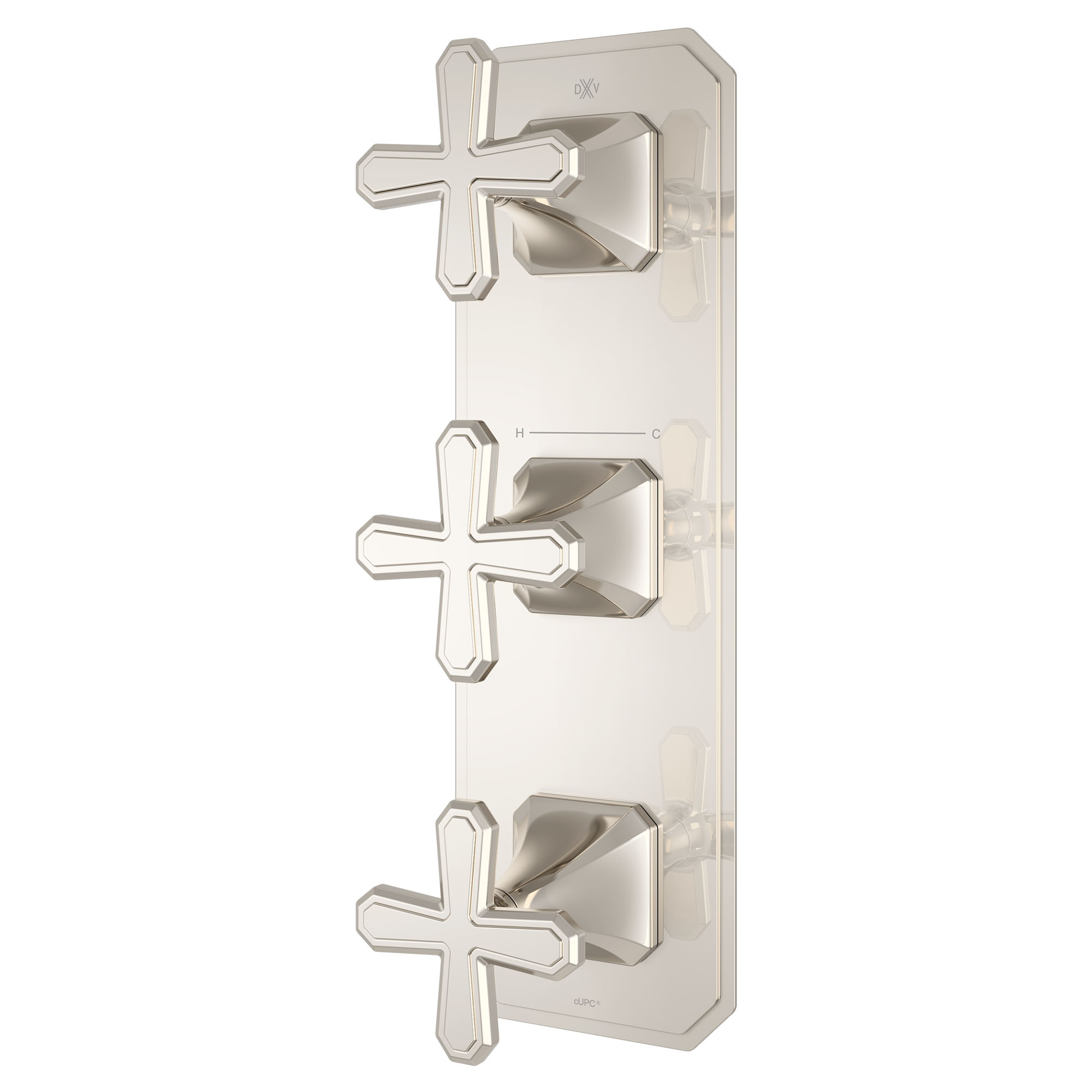 Belshire®  3-Handle Thermostatic Valve Trim Only with Cross Handles