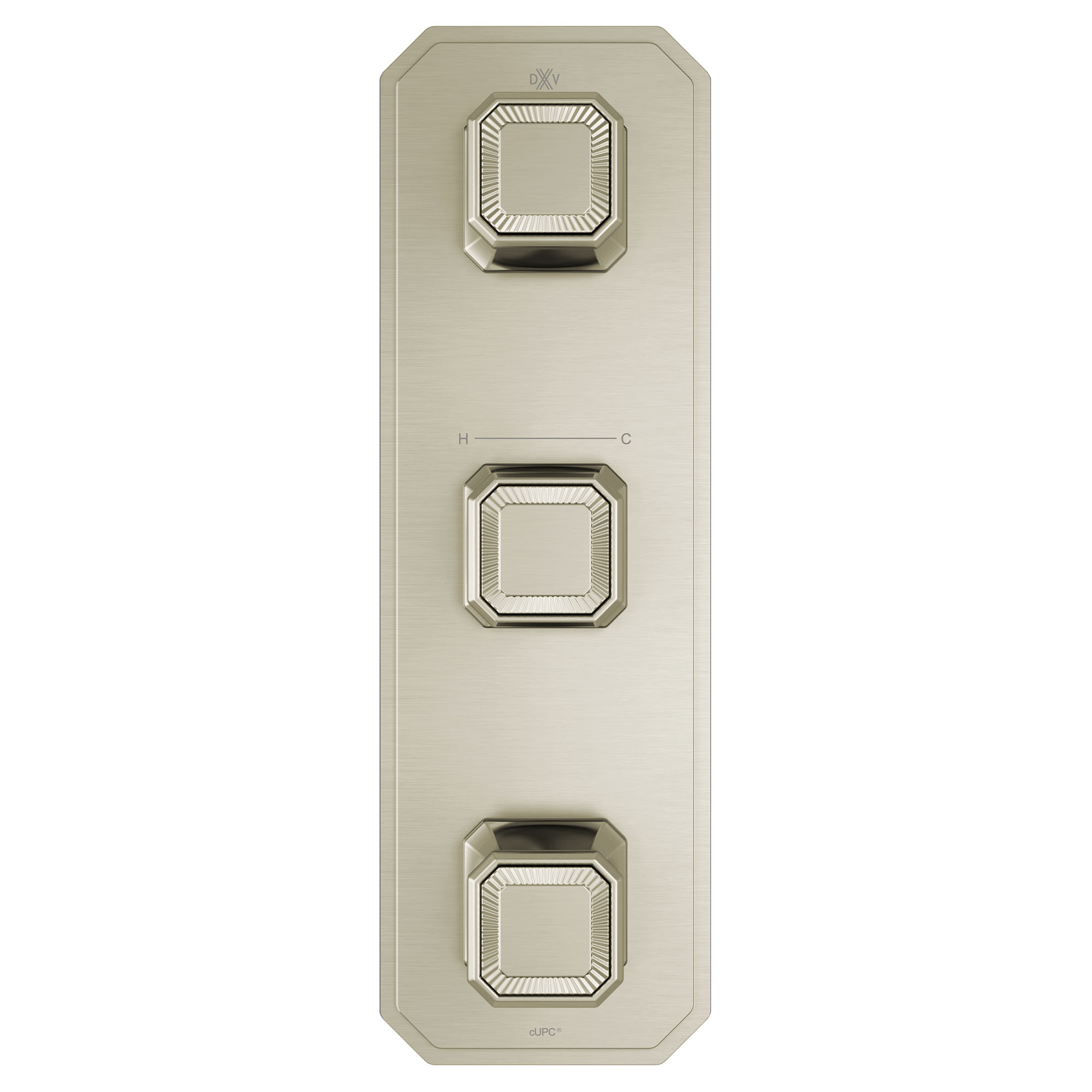 Belshire™ 3-Handle Thermostatic Valve Trim Only with Cushion Handles