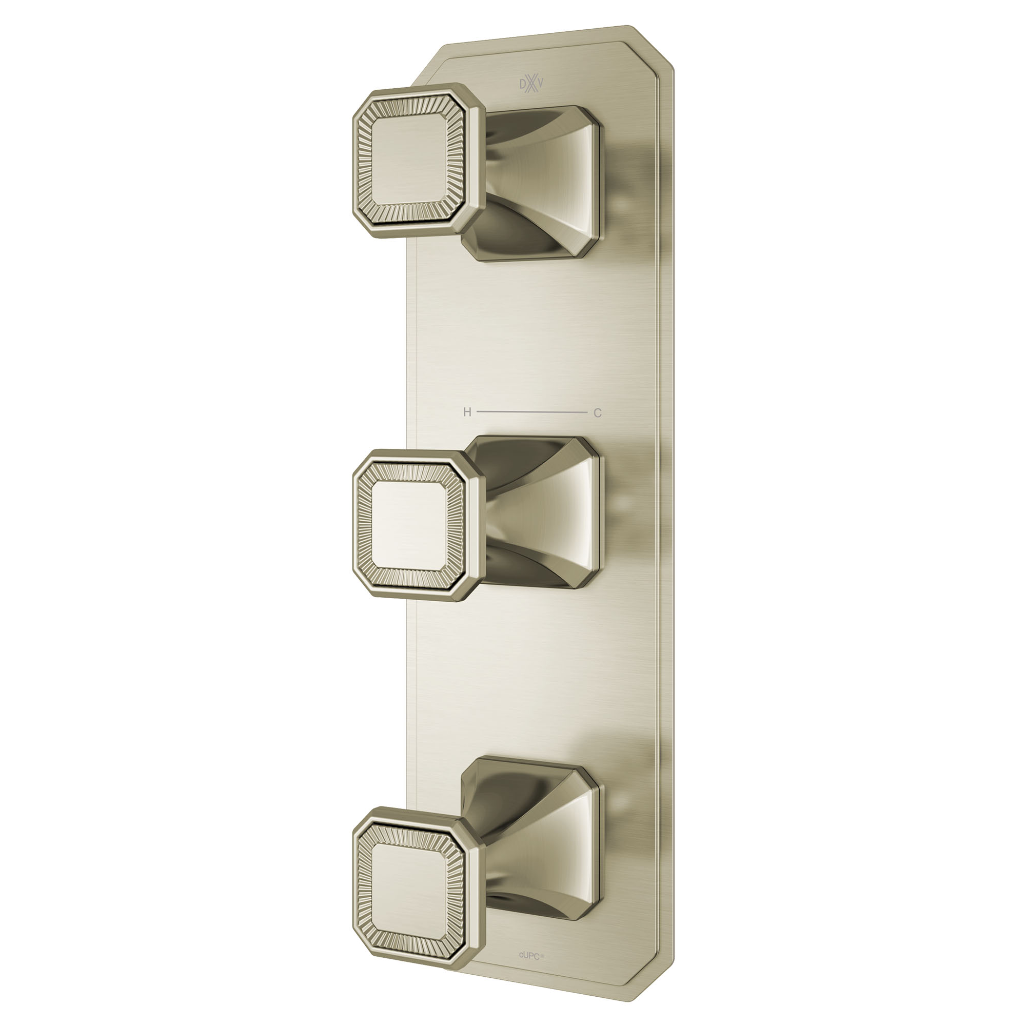 Belshire™ 3-Handle Thermostatic Valve Trim Only with Cushion Handles