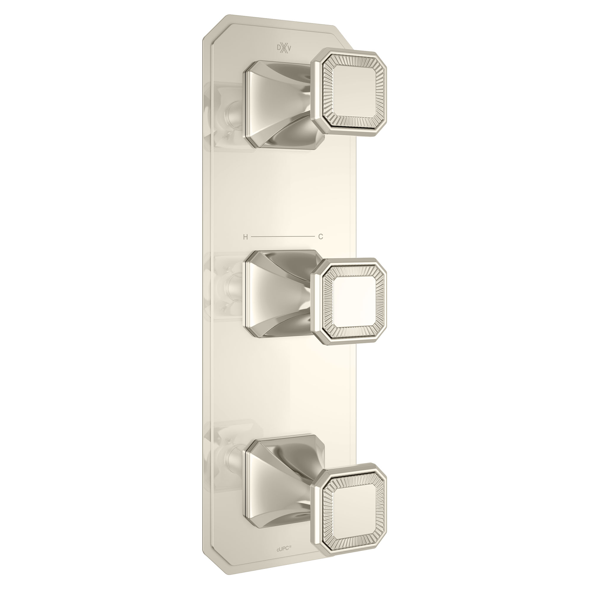 Belshire® 3-Handle Thermostatic Valve Trim Only with Cushion Handles