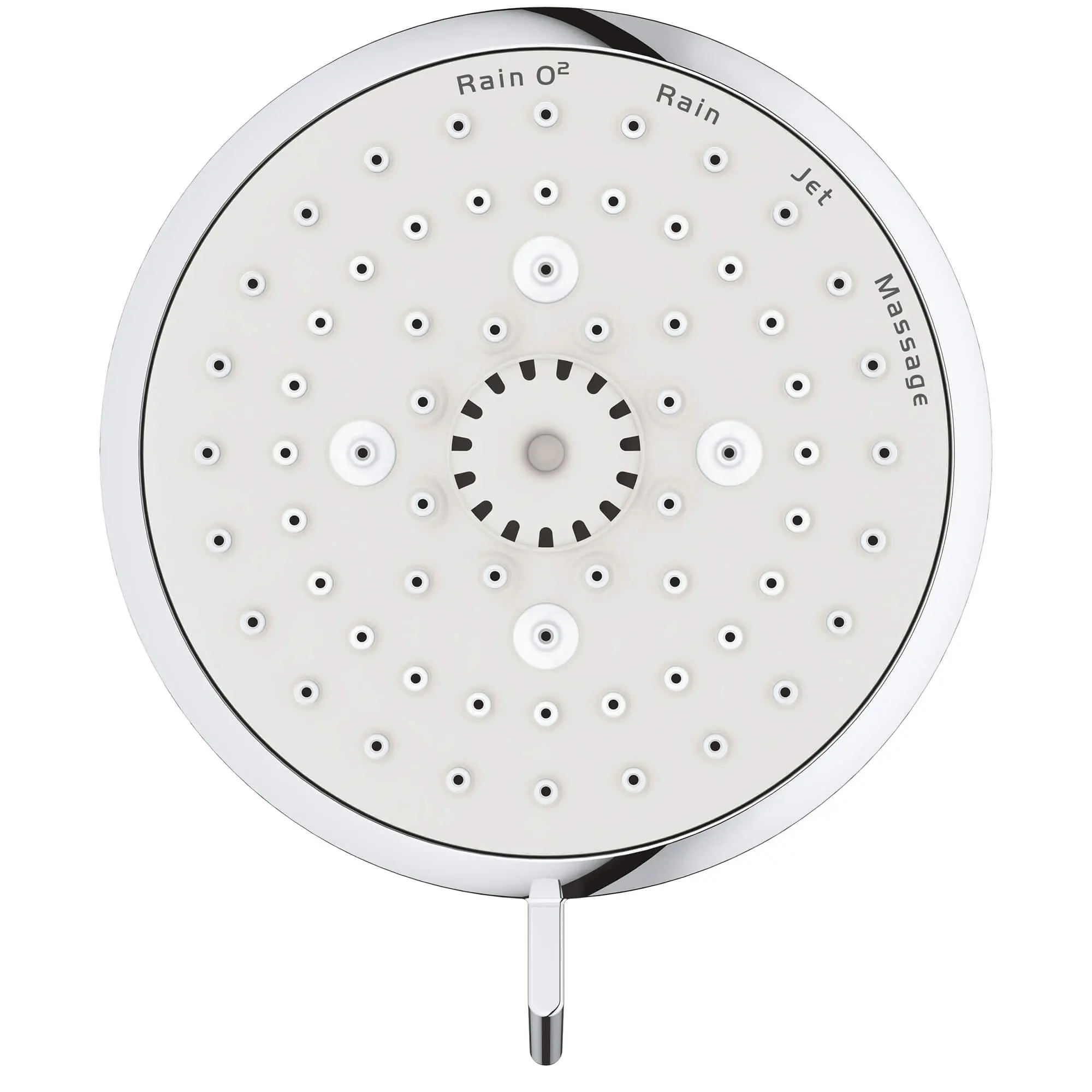 100 Shower Head, 4" - 4 Sprays, 6.6 L/min (1.75 gpm)